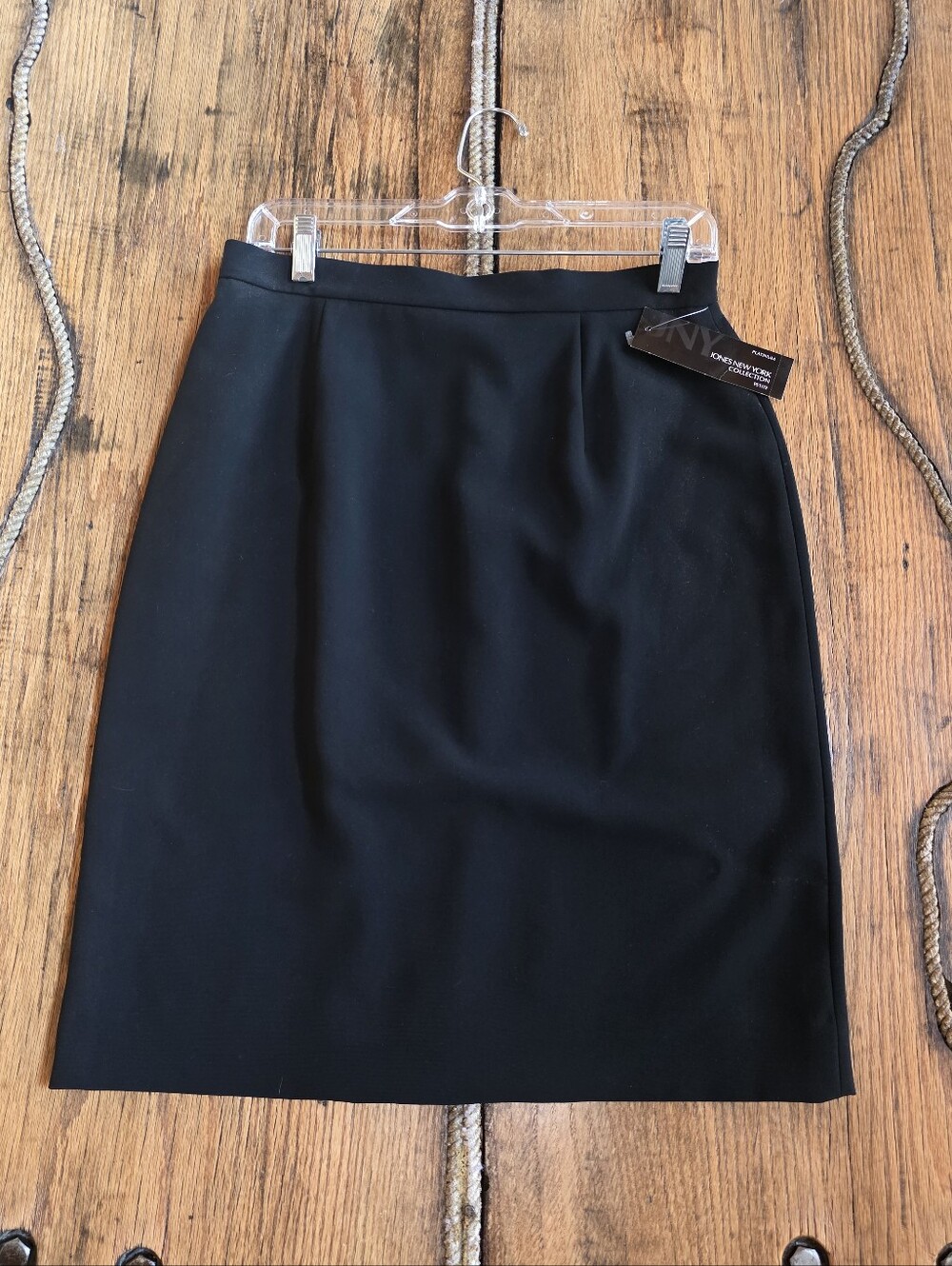 Classic Black Pencil Skirt